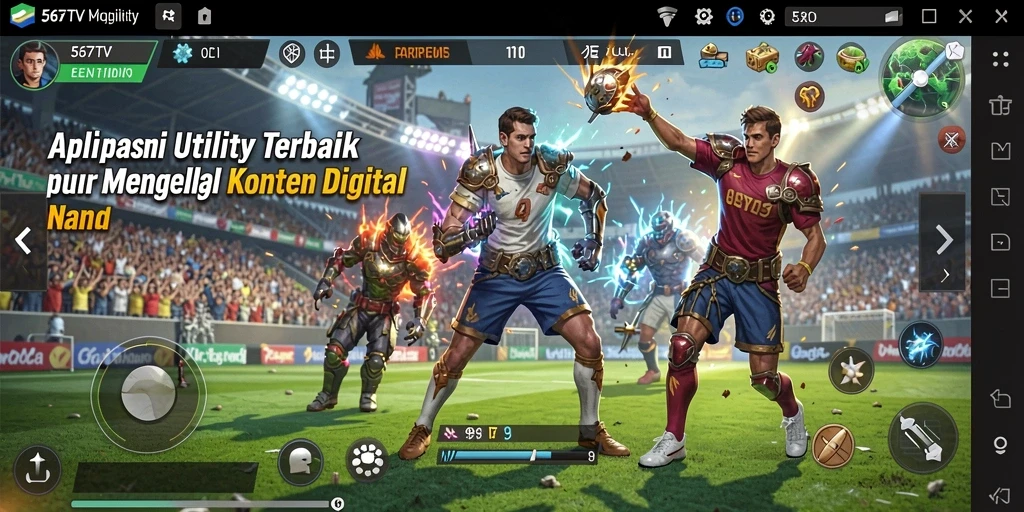 Screenshot utama 567TV menampilkan antarmuka pengguna yang ramah dan mudah dimengerti.