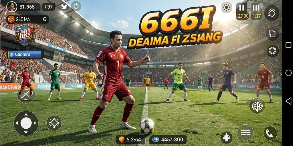 Tampilan screenshot gameplay <strong>666I</strong> yang menggambarkan aksi olahraga yang mendebarkan.
