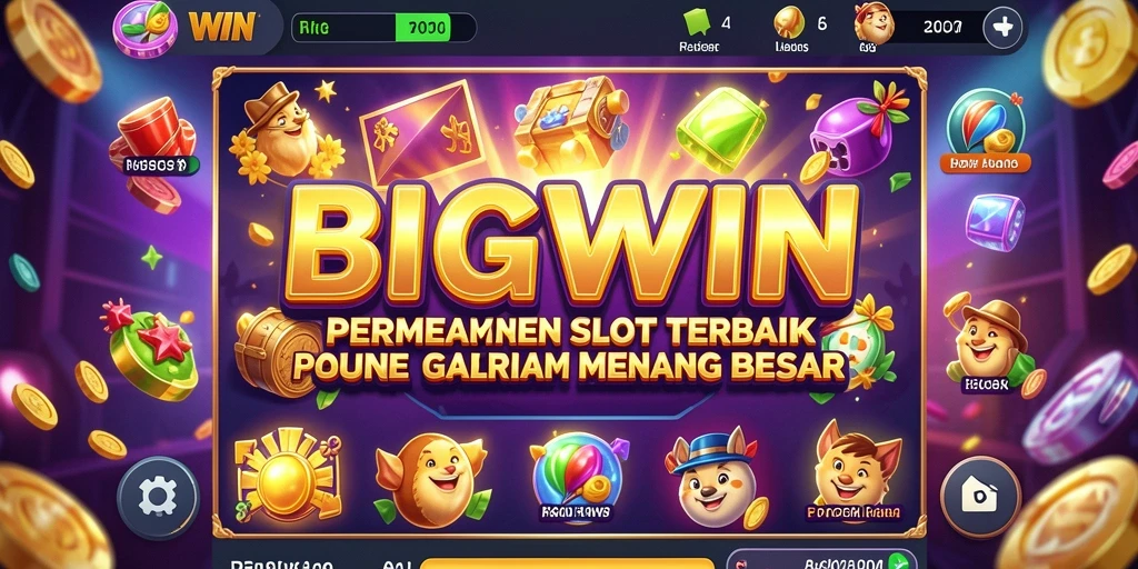 Tampilan gameplay menarik dari BIGWIN, penuh warna dan efek suara.