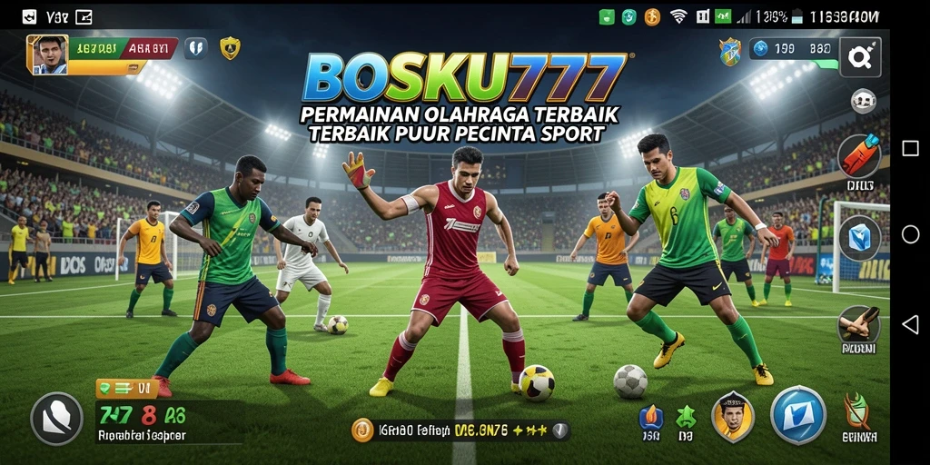 Tampilan gameplay yang mendebarkan dalam BOSKU777.