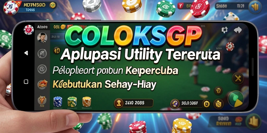 Screenshot aplikasi COLOKSGP menampilkan antarmuka yang ramah pengguna.