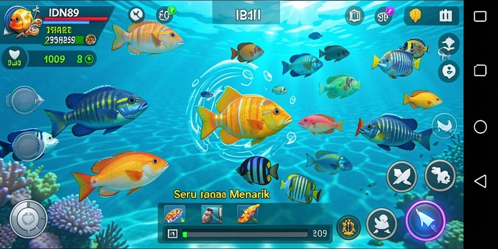 Gameplay seru menembak ikan di IDN89.