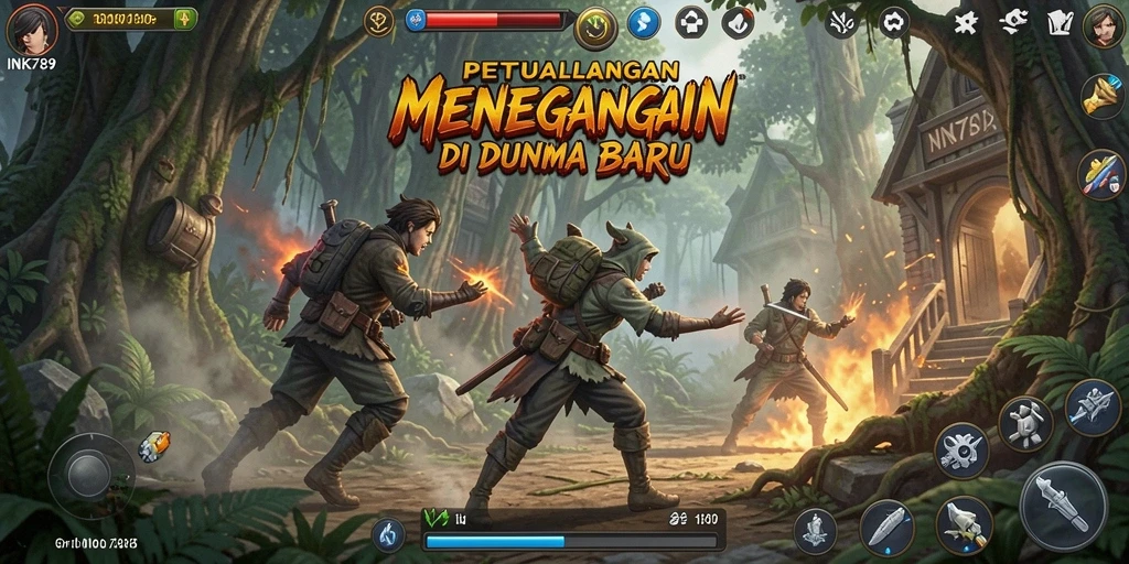 Tampilan gameplay menarik dari INK789 yang menampilkan petualangan seru.