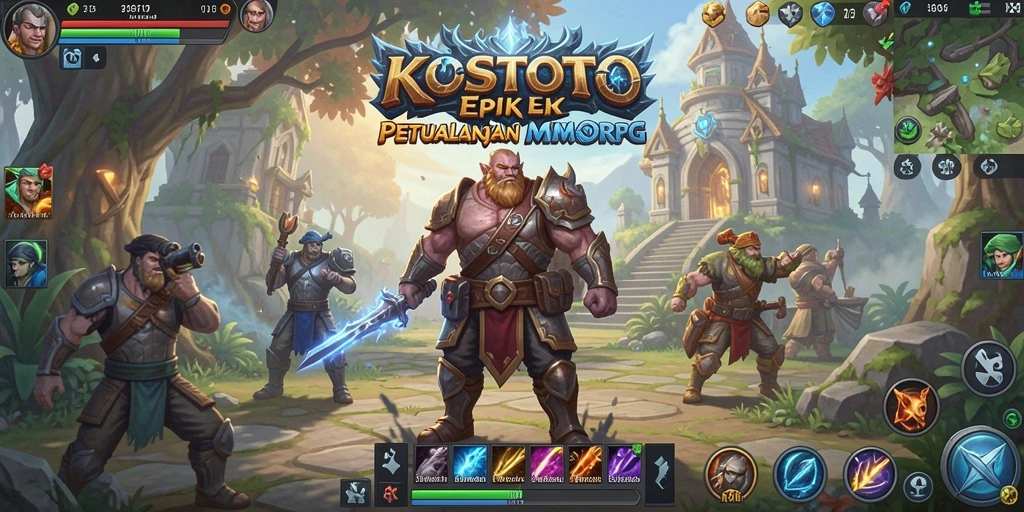 Tampilan gameplay KOSTOTO yang menakjubkan di dunia MMORPG.