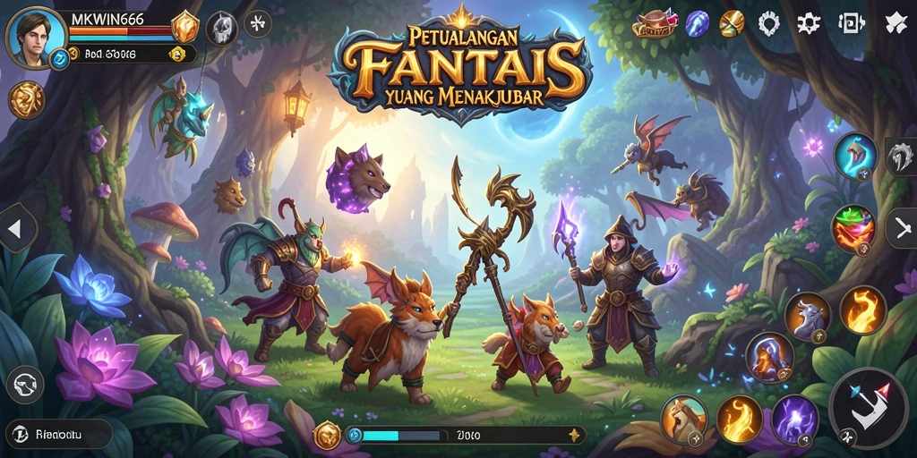 Gameplay menakjubkan dalam dunia RPG yang penuh petualangan.