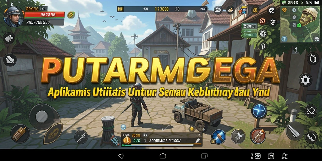 Tampilan fitur utama PUTARMEGA yang intuitif dan efisien.