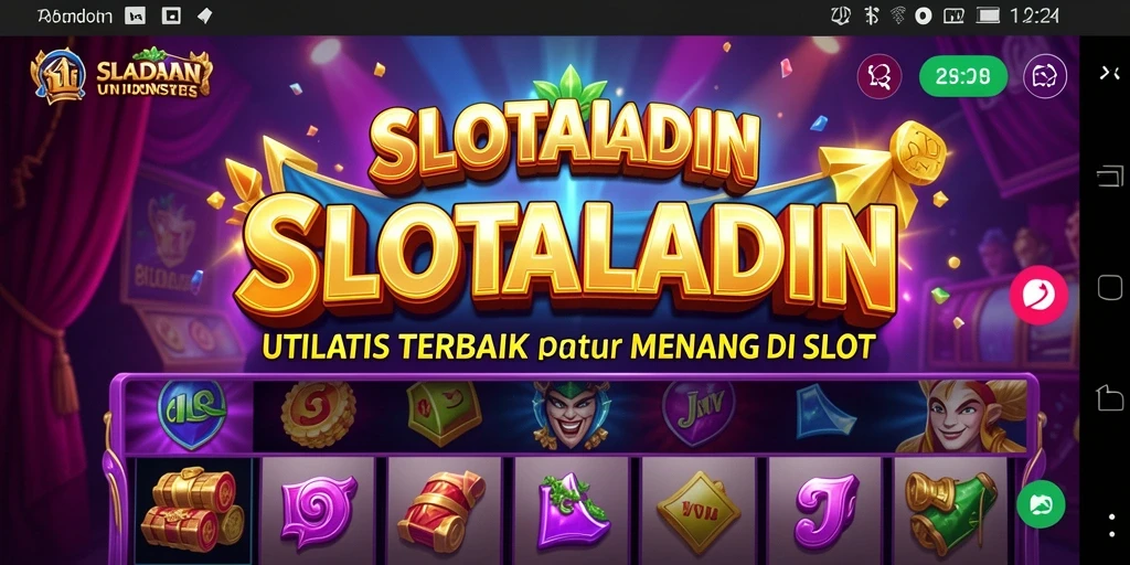 Tampilan antarmuka SLOTALADIN yang memudahkan pengguna.