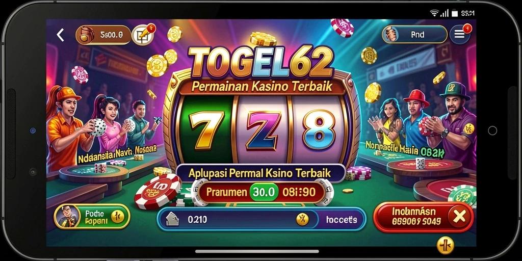 Tampilan menarik dari gameplay Kasino di TOGEL62.